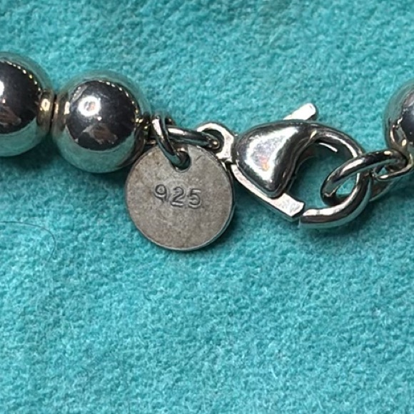 Price firm TIFFANY & Co. Sterling Silver Ball Necklace - Picture 9 of 9